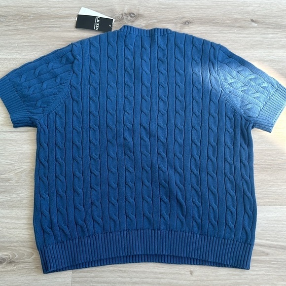 LAUREN RALPH LAUREN
Women's Embroidered Cable-Knit Sweater - Picture 7 of 8